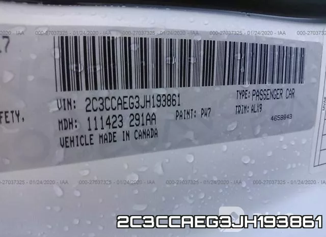 2C3CCAEG3JH193861 фото 10