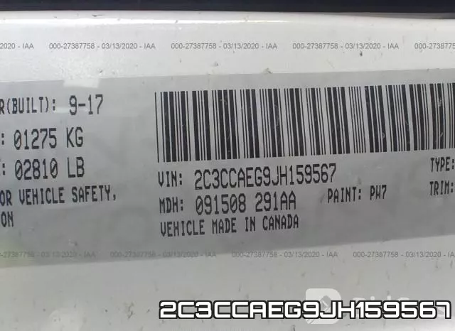 2C3CCAEG9JH159567 фото 10