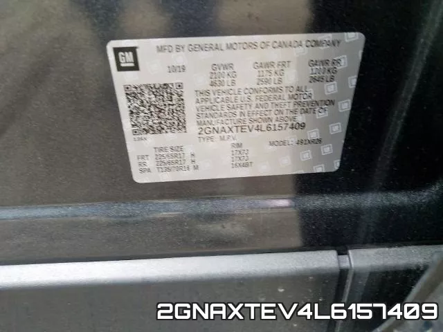 2GNAXTEV4L6157409 фото 2