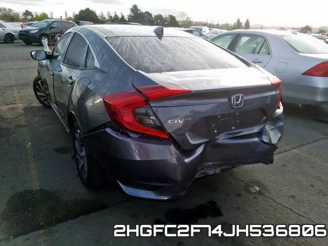 2HGFC2F74JH536806 фото 4