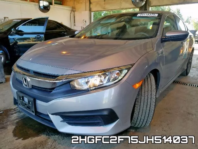 2HGFC2F75JH514037 фото 3