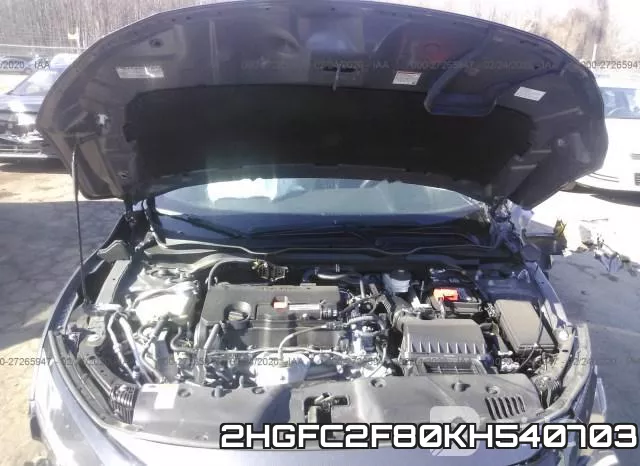 2HGFC2F80KH540703 фото 2