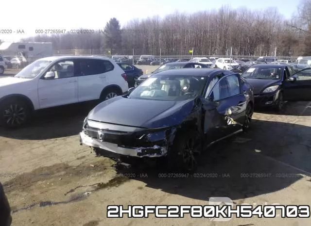 2HGFC2F80KH540703 фото 3