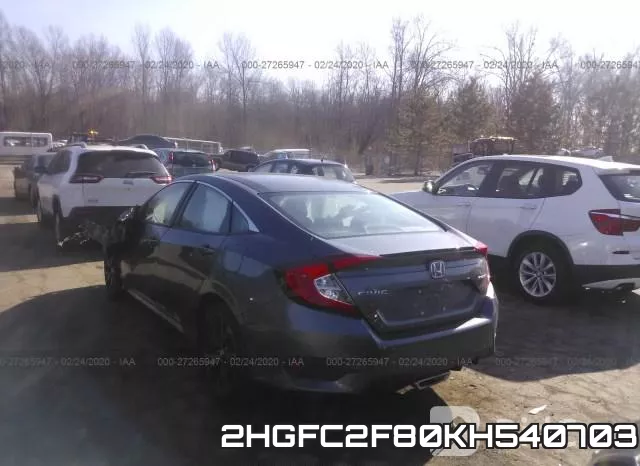 2HGFC2F80KH540703 фото 4