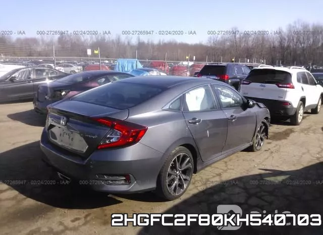 2HGFC2F80KH540703 фото 5