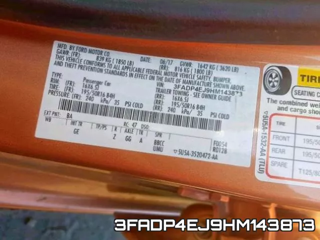 3FADP4EJ9HM143873 фото 2