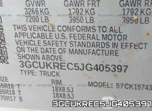 3GCUKREC5JG405397 фото 10