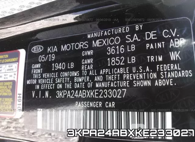 3KPA24ABXKE233027 фото 10