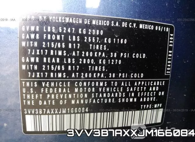 3VV3B7AXXJM166084 фото 10