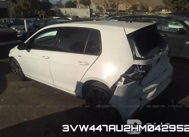 3VW447AU2HM042952 фото 4