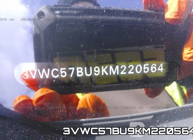 3VWC57BU9KM220564 фото 10