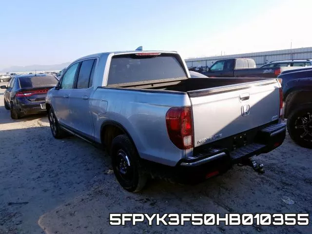 5FPYK3F50HB010355 фото 4