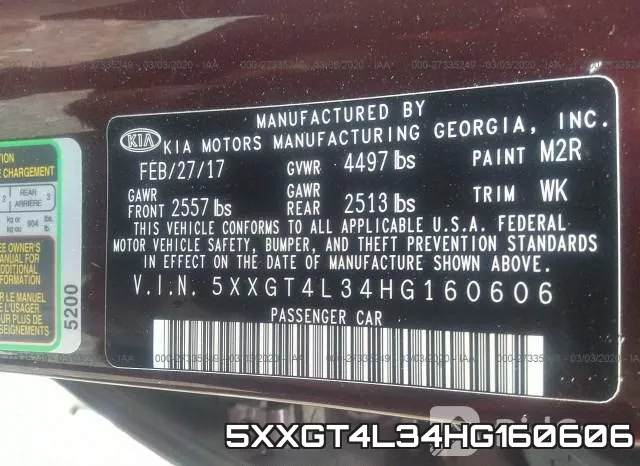 5XXGT4L34HG160606 фото 10