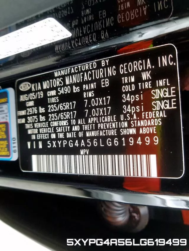 5XYPG4A56LG619499 фото 2