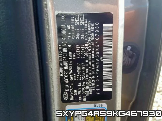 5XYPG4A59KG467930 фото 2
