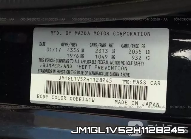 JM1GL1V52H1128245 фото 10