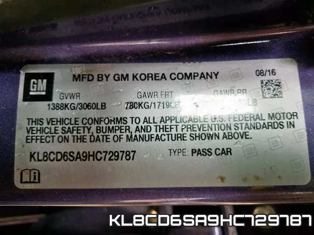 KL8CD6SA9HC729787 фото 2