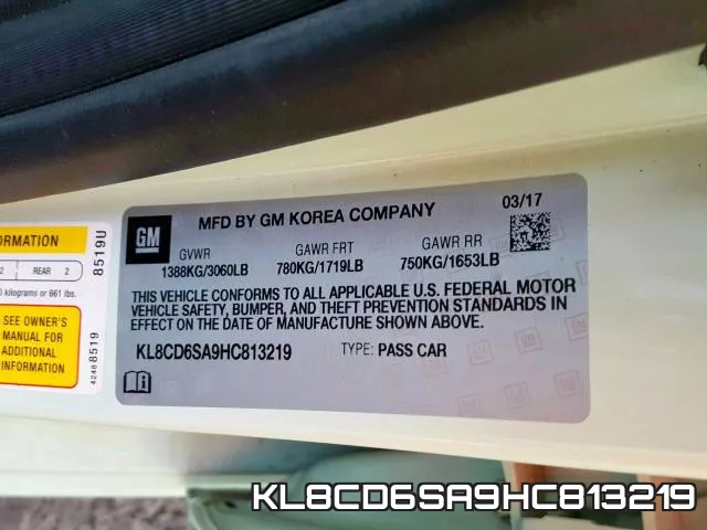 KL8CD6SA9HC813219 фото 2