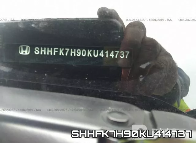 SHHFK7H90KU414737 фото 10