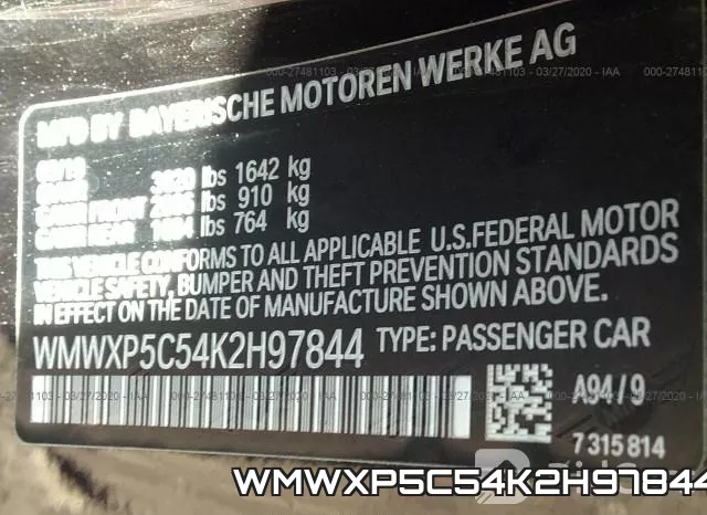 WMWXP5C54K2H97844 фото 10