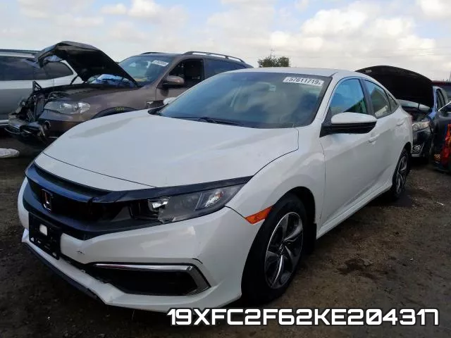 19XFC2F62KE204317 фото 3