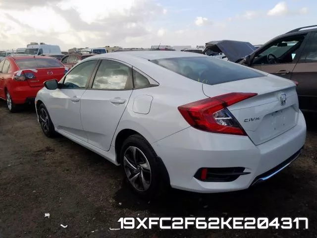 19XFC2F62KE204317 фото 4