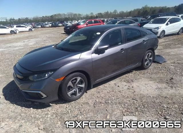 19XFC2F63KE000965 фото 3