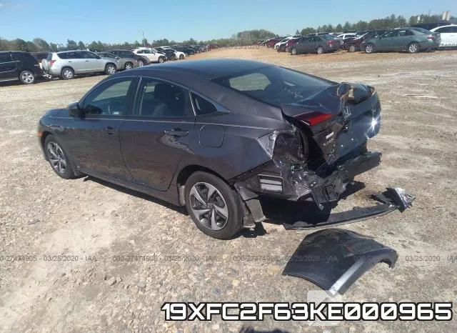 19XFC2F63KE000965 фото 4