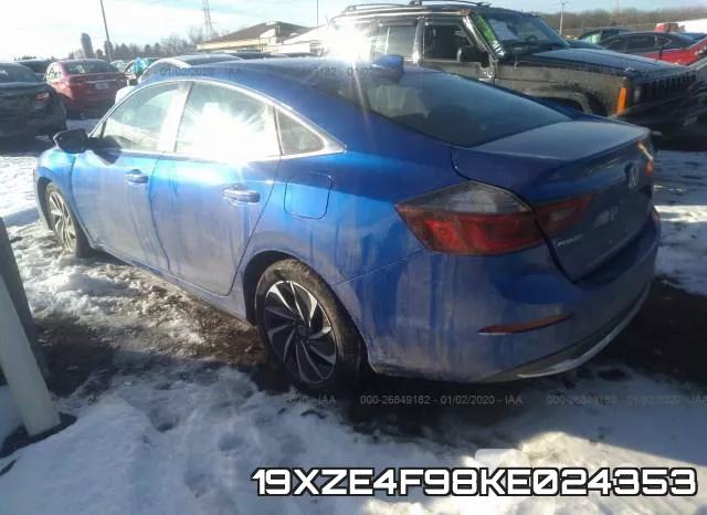 19XZE4F98KE024353 фото 4