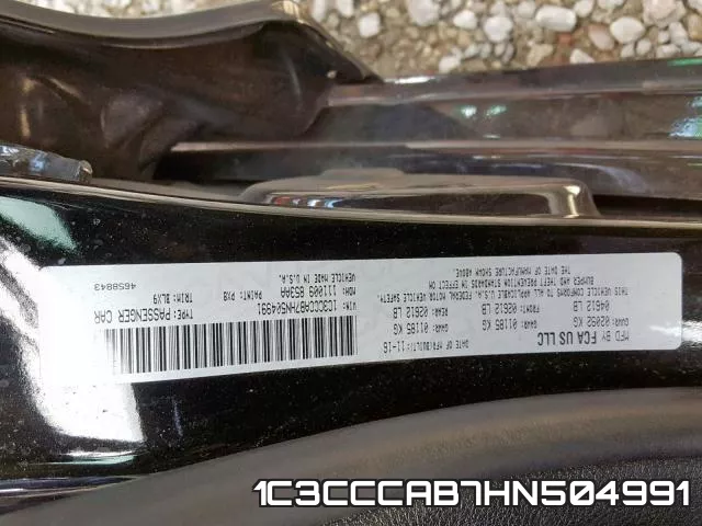 1C3CCCAB7HN504991 фото 2