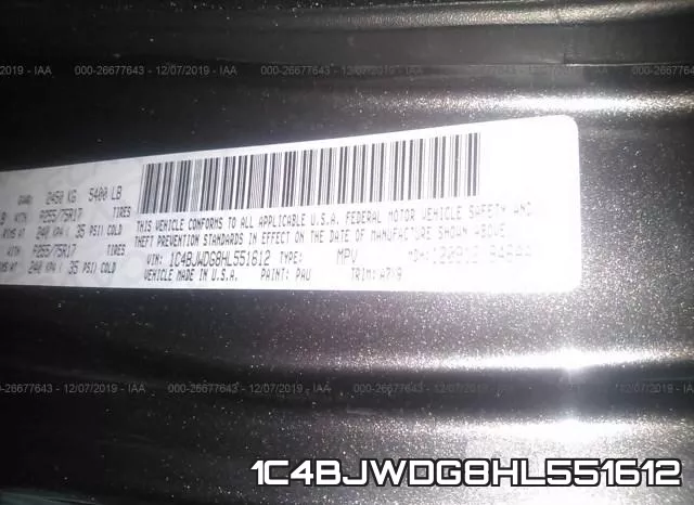1C4BJWDG8HL551612 фото 10
