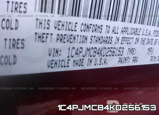 1C4PJMCB4KD256153 фото 10