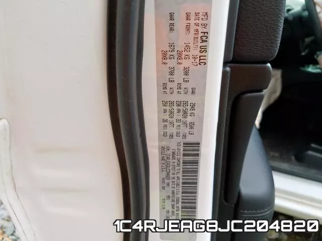 1C4RJEAG8JC204820 фото 2