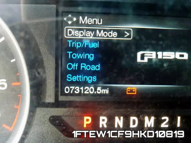1FTEW1CF9HKD10819 фото 9