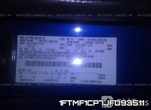 1FTMF1CP7JFD93511 фото 10