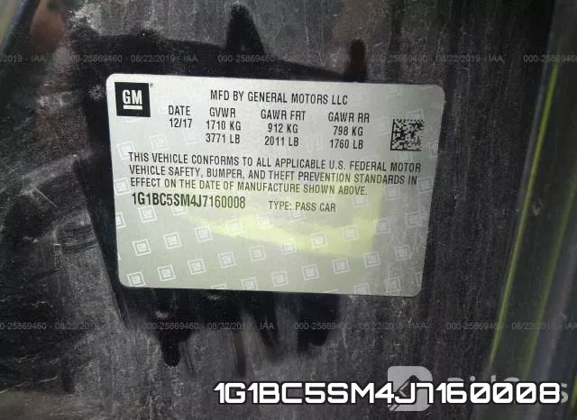 1G1BC5SM4J7160008 фото 10