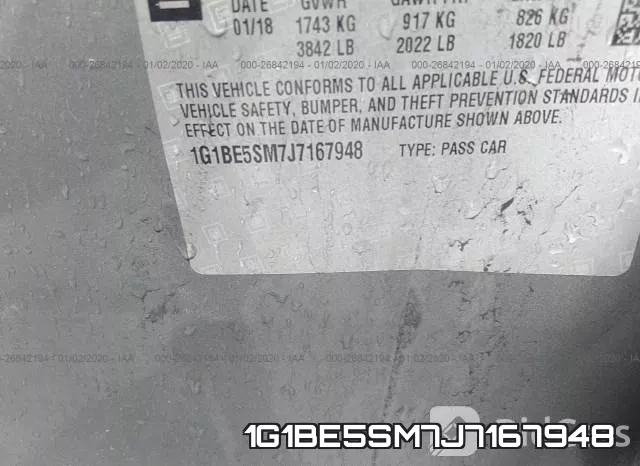 1G1BE5SM7J7167948 фото 9