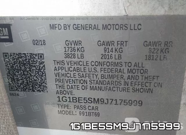 1G1BE5SM9J7175999 фото 10