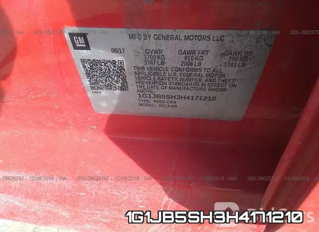 1G1JB5SH3H4171210 фото 10