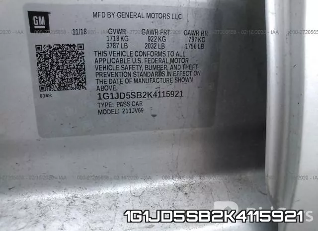 1G1JD5SB2K4115921 фото 10