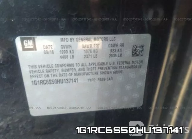 1G1RC6S50HU137141 фото 10