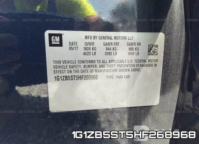 1G1ZB5ST5HF268968 фото 10