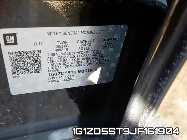 1G1ZD5ST3JF161904 фото 2