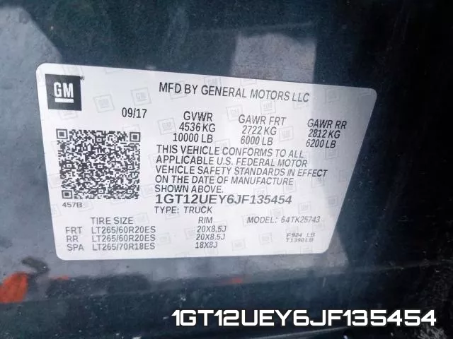 1GT12UEY6JF135454 фото 2