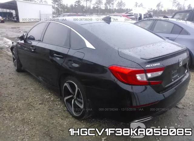 1HGCV1F38KA058085 фото 4
