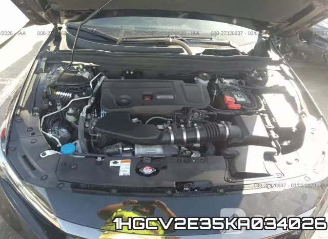 1HGCV2E35KA034026 фото 2