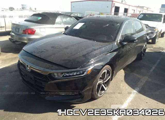 1HGCV2E35KA034026 фото 3