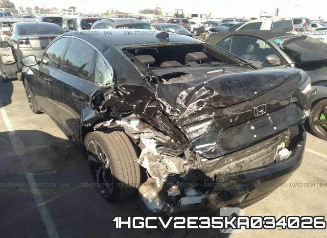 1HGCV2E35KA034026 фото 4