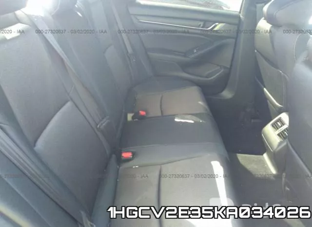 1HGCV2E35KA034026 фото 9