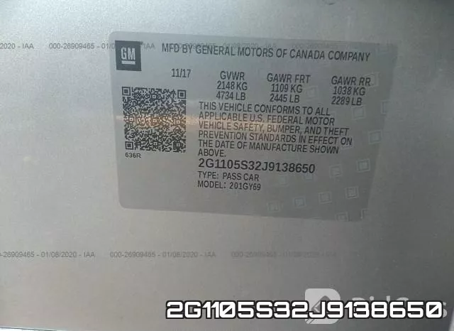2G1105S32J9138650 фото 10